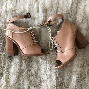 SEYCHELLES LACE UP HEELS